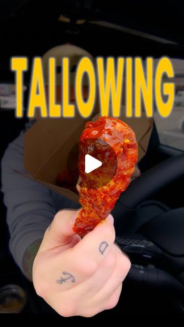 Soy garlic wings and hot chicken sandwich from Tallowing in the Chicago suburb o